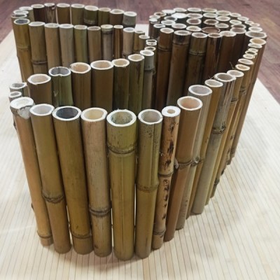 Забор из бамбука рулонный 0,3х3м. (золото)